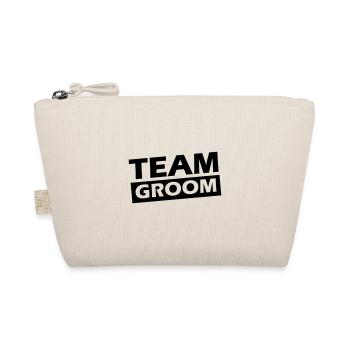 Team Groom Wedding Quote - Organic Pouch - nature - Front