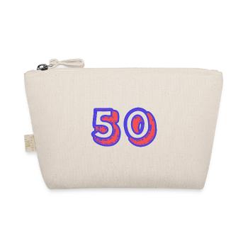50. 50 ANS. 50e ANNIVERSAIRE. ANNIVERSAIRE 50 ANS. - Trousse biologique - nature - Devant