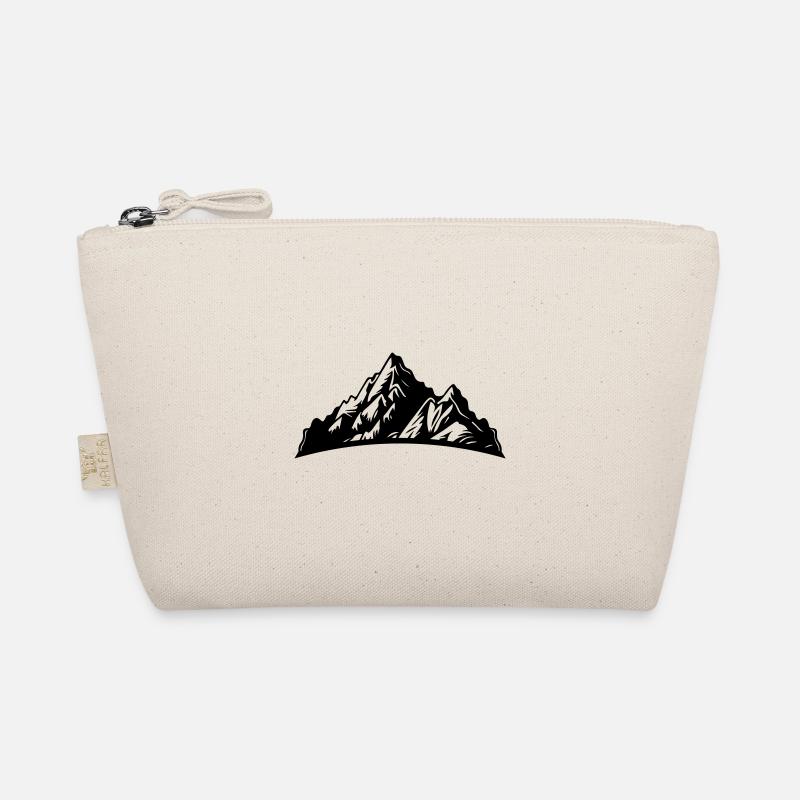 Berge Mountains Silhouette Bio-Täschchen