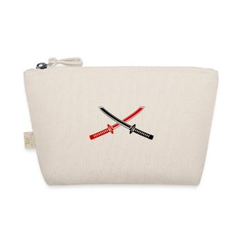 Samurai Schwert Icon - Bio-Täschchen - Natur - Vorne