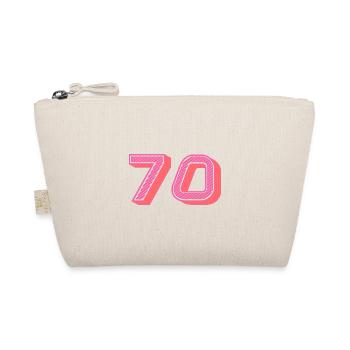 70. 70 ANS. 70e ANNIVERSAIRE. ANNIVERSAIRE 70 ANS. - Trousse biologique - nature - Devant