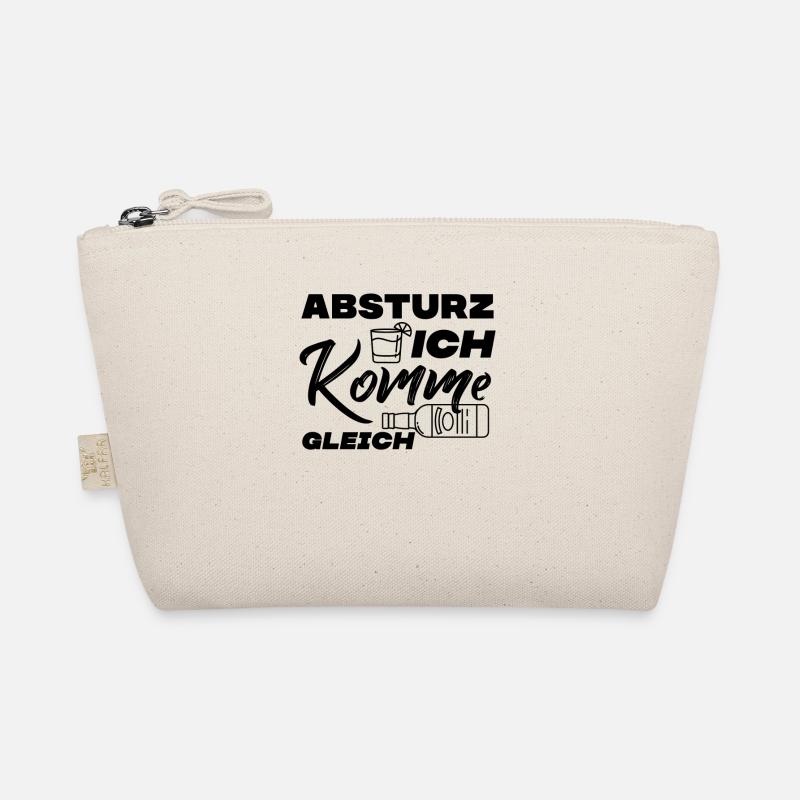 Absturz Party Spruch Bio-Täschchen