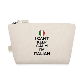 I cant keep calm in italian - Organic Pouch - nature - Front