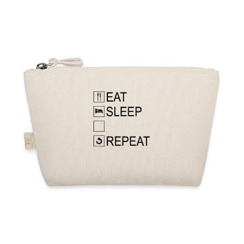 Eat Sleep Repeat Template - Organic Pouch - nature - Front