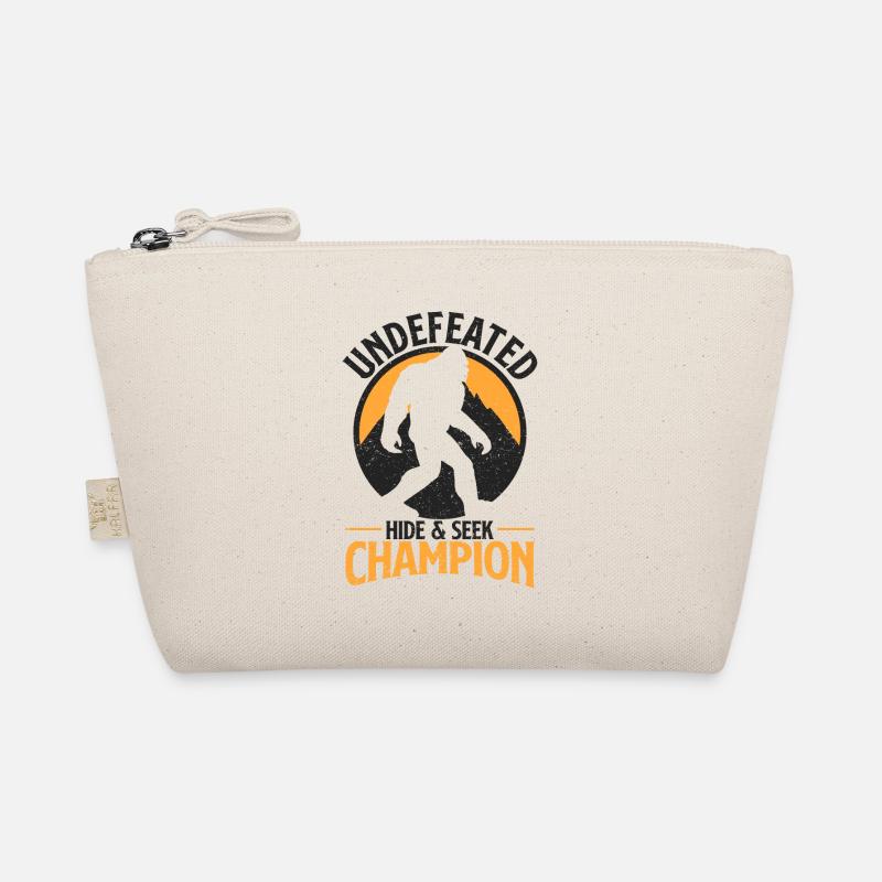 Undefeated Hide & Seek Champ Designs for Campers Organic Pouch