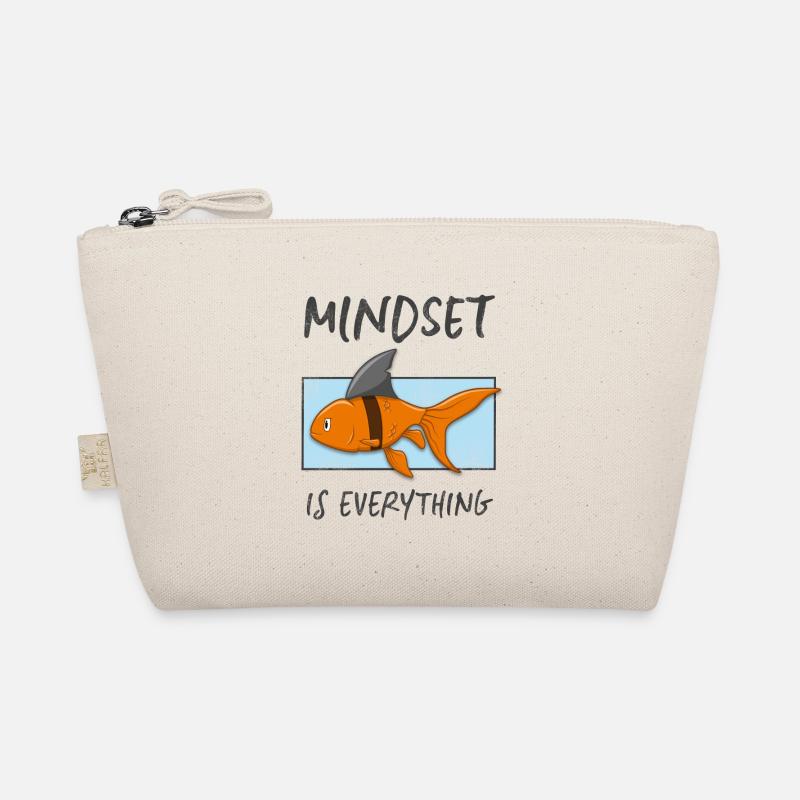 Mindset Hai Goldfisch Einstellung ist alles Bio-Täschchen