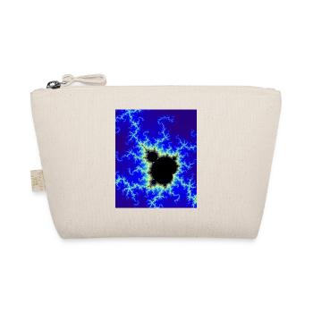 Fraktal-Apfelmännchen-Blau - Bio-Täschchen - Natur - Vorne