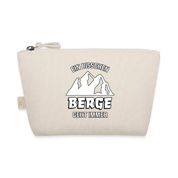 Bergsteiger Berge Alpen Gebirge Wandern Wanderer - Bio-Täschchen - Natur - Vorne