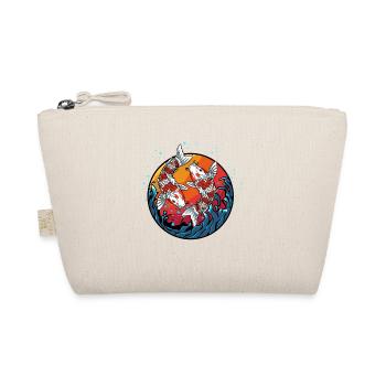 Koi Fisch - Bio-Täschchen - Natur - Vorne