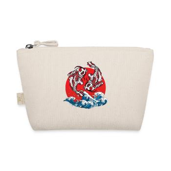 Koi Fisch - Bio-Täschchen - Natur - Vorne