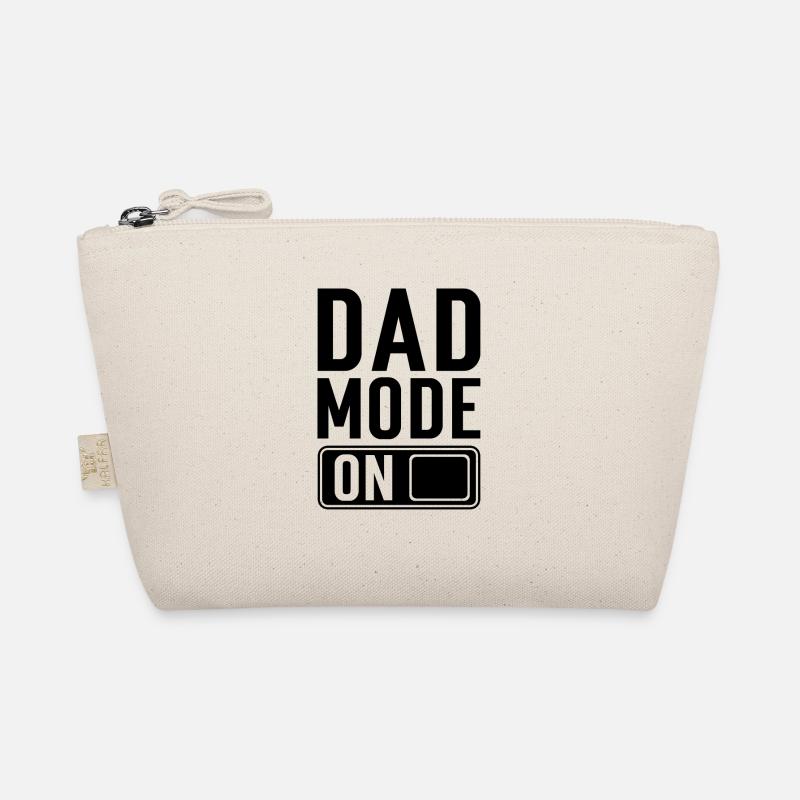 Papa werdender Vater Geschenk Spruch Bio-Täschchen