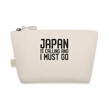Japan is calling i must go - Organic Pouch - nature - Front