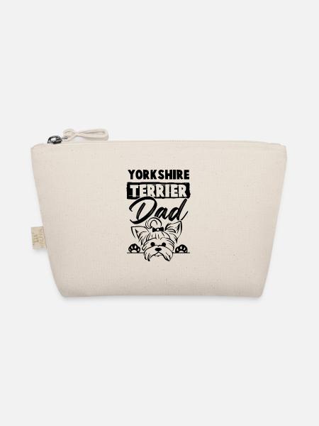dad yorkshire terrier - Organic Pouch - nature - Front