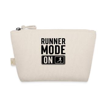 Runner Saying - Organic Pouch - nature - Front