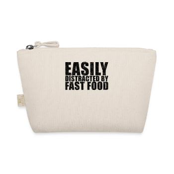 Fast Food Saying - Organic Pouch - nature - Front