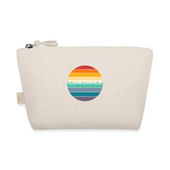 Rainbow Coworker Retro Vintage - Bio-Täschchen - Natur - Vorne
