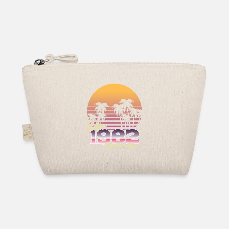 1982 Geburtstagsgeschenk | SW retro limitierte Auflage Bio-Täschchen