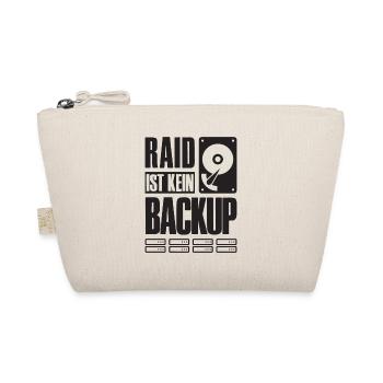 RAID Ist Kein Backup Spruch für System Admin - Bio-Täschchen - Natur - Vorne