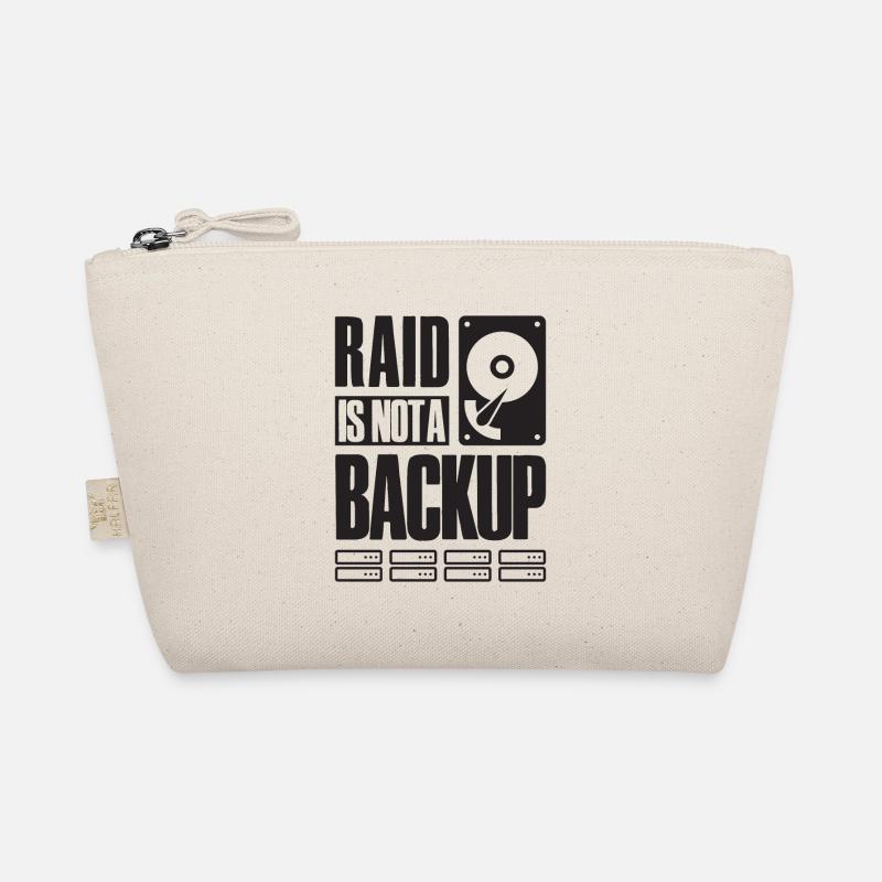 RAID Is Not A Backup Spruch für System Admin Bio-Täschchen