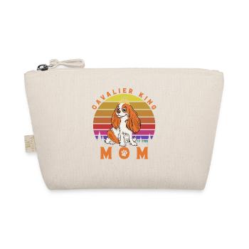 Cavalier King Mom - Organic Pouch - nature - Front