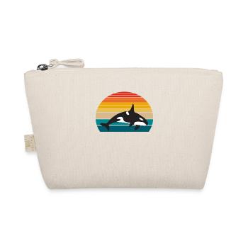 Orca Whale Gifts - Organic Pouch - nature - Front