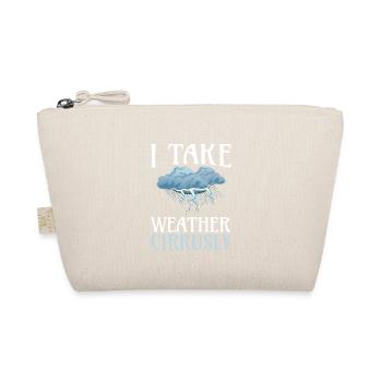 Ich Nehme Wetter Cirrusly Für Alle Meteorologen - Bio-Täschchen - Natur - Vorne