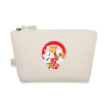 Chat samouraï japonais pour tous les amoureux des chats - Trousse biologique - nature - Devant