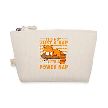 It's not just a nap it's a power nap - Bio-Täschchen - Natur - Vorne