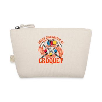 Easily Distracted by Croquet - Organic Pouch - nature - Front