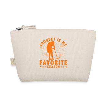 Croquet is my favorite Season - Organic Pouch - nature - Front