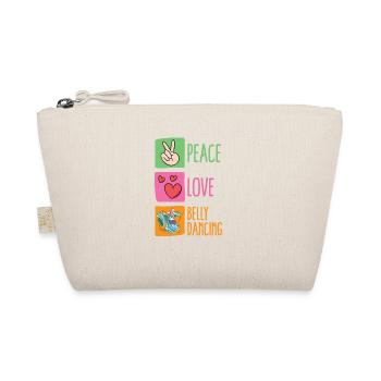 Peace Love Danse du ventre pour danseuse du ventre - Trousse biologique - nature - Devant