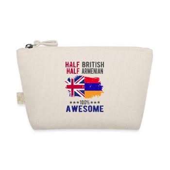 Half British Half Armenian - Organic Pouch - nature - Front