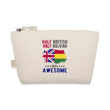 Half British Half Bolivian - Organic Pouch - nature - Front