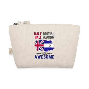 Half British Half Salvadoran - Organic Pouch - nature - Front