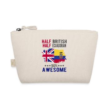 Halb Brite Halb Ecuadorianer - Bio-Täschchen - Natur - Vorne