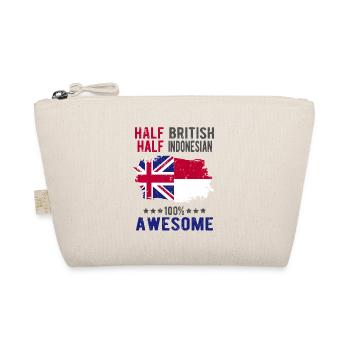 Half British Half Indonesian - Organic Pouch - nature - Front