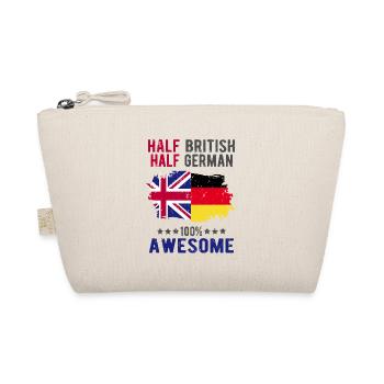 Halb Brite Halb Deutscher - Bio-Täschchen - Natur - Vorne