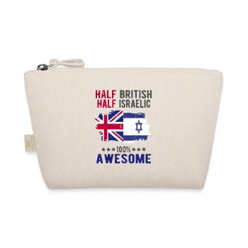 Half British Half Isreali - Organic Pouch - nature - Front