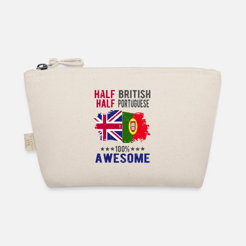 Half British Half Portuguese Organic Pouch