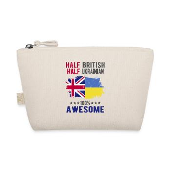 Half British Half Ukrainian - Organic Pouch - nature - Front