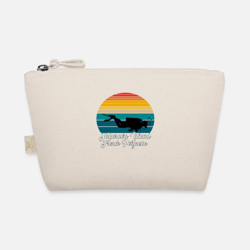 Fakarava Island French Polynesia Diving Organic Pouch