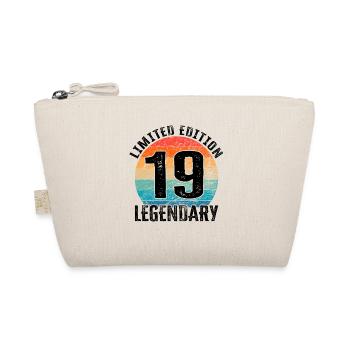 Happy Birthday - 19th birthday - Organic Pouch - nature - Front