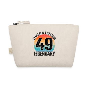 Happy Birthday - 49th birthday - Organic Pouch - nature - Front