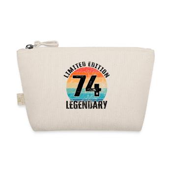 Happy Birthday - 74th birthday - Organic Pouch - nature - Front