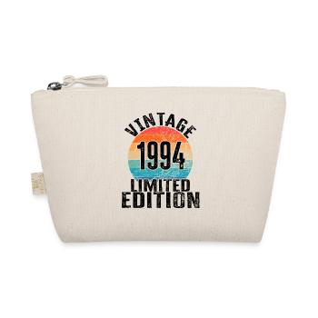 Year of birth 1994 Vintage Limited Edition Retro - Organic Pouch - nature - Front