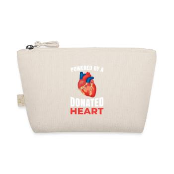 Driven by a donated heart - Organic Pouch - nature - Front
