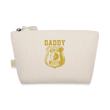 Papa est mon héros Flics Policier Papa - Trousse biologique - nature - Devant