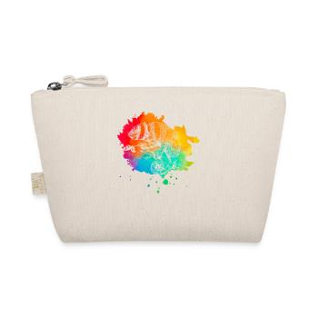 Chameleon Retro - Organic Pouch - nature - Front