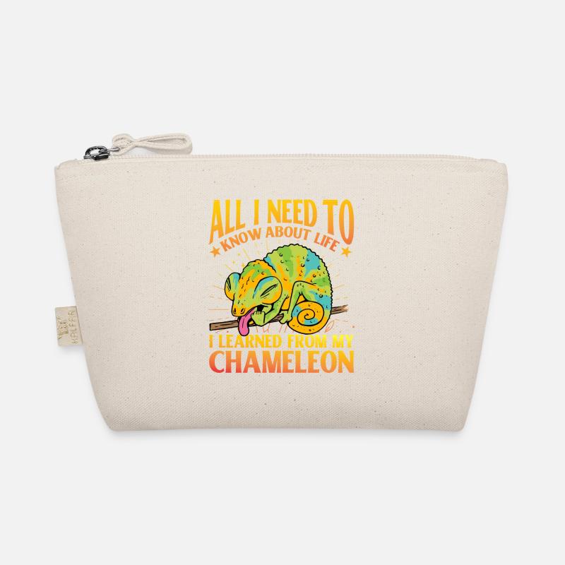 All I need to know about life Chameleon Bio-Täschchen