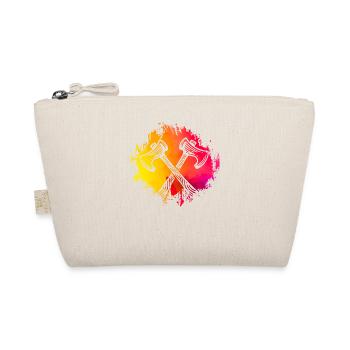 Axe Throw Retro - Organic Pouch - nature - Front